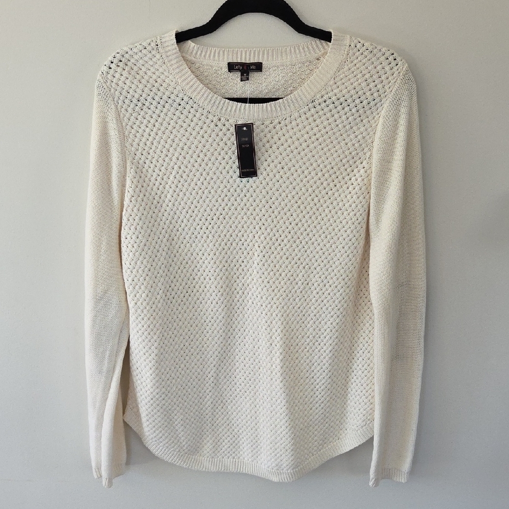 Lety & Me Textured Knit Sweater - Picture 2 of 7